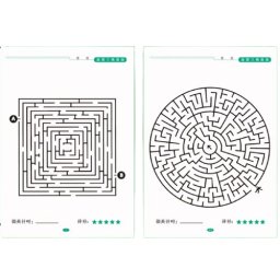 Labirint pentru concentrare copii, pentru dezvoltarea inteligentei si atentiei, nivel 1, 64 pg., 21cm x 14cm