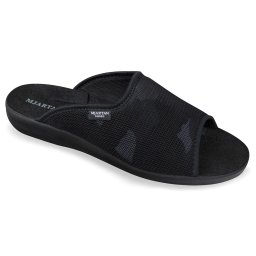 Papuci de casa, pentru barbati, Mjartan 504-T78L negri