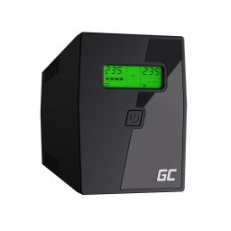 UPS Green Cell 480W 800VA Micropower line-interactive USB RJ11 LCD display 2 Prize Schuko