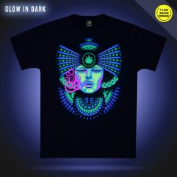 Tricou bumbac B&C Collection Neon Fluorescent Stoned Chick M