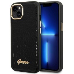 Husa Guess GUHCP14MHGCRHK iPhone 14 Plus 6.7 "black / black hardcase Croco Collection