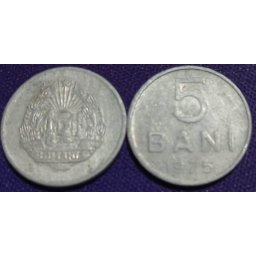 Romania 1975 - 5 bani, circulata
