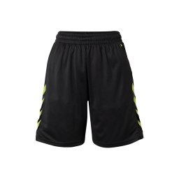 Hummel Pantaloni sport verde limetă / negru