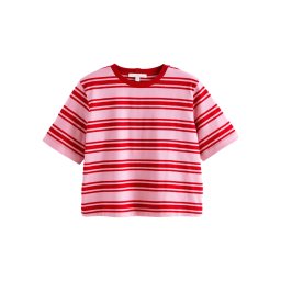 Next Tricou roz / roșu