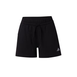 ADIDAS SPORTSWEAR Pantaloni sport negru / argintiu