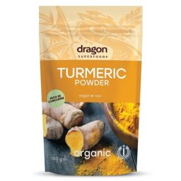 Turmeric pudra bio 150g Dragon Superfoods