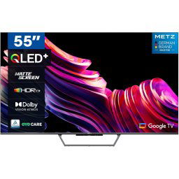 Televizor METZ QLED 55MQE7600Y, 139 cm, Smart Google TV, 4K Ultra HD, Clasa F (Brand German)
