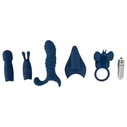 Magic Shiver - set vibrator - albastru