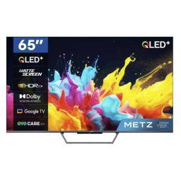 Televizor Metz QLED 65MQE7600Z 164cm 65inch Smart Google TV 4K Ultra HD Clasa F Model 2025 Negru