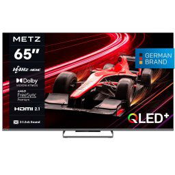 Televizor Metz QLED 65MQE8000 164cm 64inch Smart Google TV 4K Ultra HD 144Hz Clasa F Model 2024 Negru