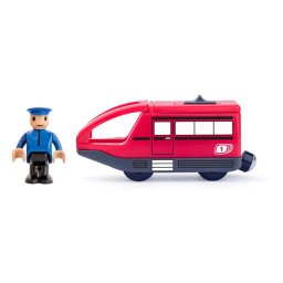 Locomotiva moderna cu baterii rosie Woody