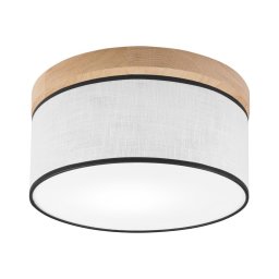 Plafonieră Brilagi BELLADONNA 1xE27/15W/230V d. 30 cm alb/stejar