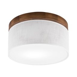 Plafonieră Brilagi BELLADONNA 1xE27/15W/230V d. 30 cm alb/stejar