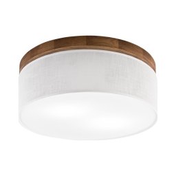Plafonieră Brilagi BELLADONNA 2xE27/15W/230V d. 40 cm alb/stejar