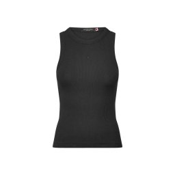 SCOTCH & SODA Top Core Rib Racer Tank 179204 SCU001 black