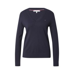 TOMMY HILFIGER Pulover bleumarin / roșu / alb