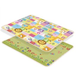 Covor bebe pliabil, gros, termoizolant, cu 2 fete, Lion Kingdom, 200 x 180 cm, 19500