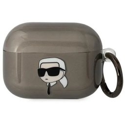 Husă Karl Lagerfeld Karl's Head pentru AirPods Pro 1/2 – Negru