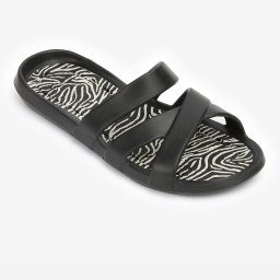Papuci piscină Slap 500 Negru Zeb 1 Damă
