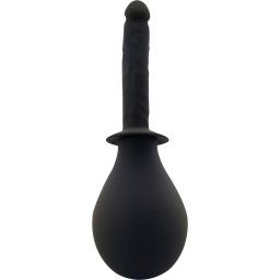 Irigator Leso Realistic Dildo Black