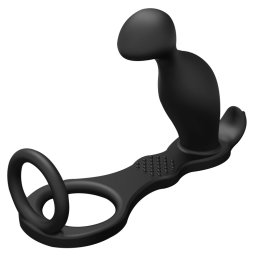 Vibrator Leso Silicone Ring Black