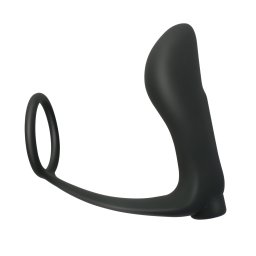 Vibrator Leso Matte with Ring Black
