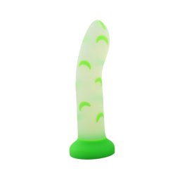 Dildo Leso Luminous Moon M Clear/Green