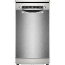 Masina de spalat vase Bosch SPS4HMI49E, 10 seturi, 6 programe, Home Connect, Silence Plus, Clasa E, 45 cm, Inox
