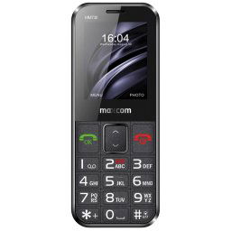 Telefon, Maxcom, 2G, 32 MB, microSIM, USB Tip C, 2 MPix, Negru