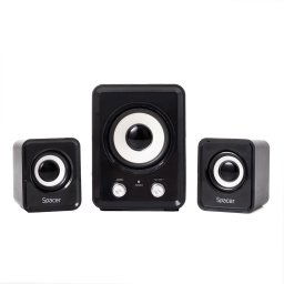 BOXE SPACER 2.1, RMS: 11W (2 x 3W + 5W), control volum, USB power, negru
