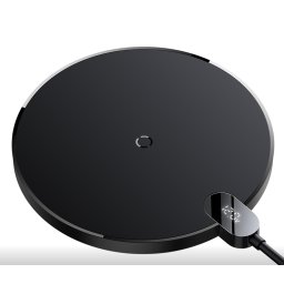 Incarcator Wireless Baseus Digital Led Display Gen 2 CCED000001, 15W, 1.67A, Negru