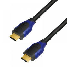 CABLU video LOGILINK, HDMI (T) la HDMI (T), 2m, conectori auriti, rezolutie maxima 4K DCI (4096 x 2160) la 60 Hz, ver. 2.0b, w. ethernet, negru, CH0062