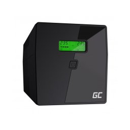 UPS Green Cell 600W 1000VA Micropower line-interactive USB RJ45 LCD display 2 Prize Schuko 2 IEC