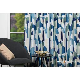 DRAPERIE CU REJANSA MENDOLA SEMPER VERDE-ALBASTRU 02