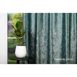 DRAPERIE CU REJANSA MENDOLA SIERRA verde-turcoaz 52