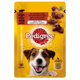 Pedigree hrană la plic cu carne de vită 100 g
