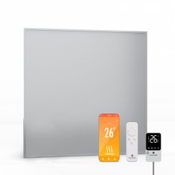 Blumfeldt RadiantSmart Încălzitor IR, Încălzitor cu infraroșu, Termostat extern, 360 W, Eficient energetic (ACO14-BlRS-6060-MWh)