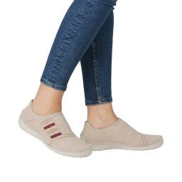 Pantofi dama casual, piele naturala, 52560-62, bej
