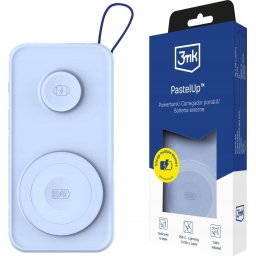 Baterie externa PastelUp, 10000mAh, 22.5W, USB 1A1C, Albastru