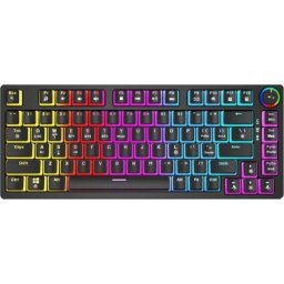 Tastatura Mecanica RGB LED QWERTY US International Negru