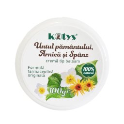 Crema tip balsam Untul pamantului, Arnica si Spanz 100g Kotys