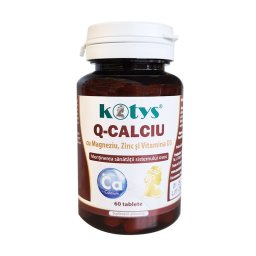 Q-Calciu cu Magneziu, Zinc si Vitamina D3 60tb Kotys
