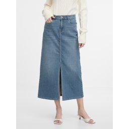 Blue Women's Denim Maxi Skirt ORSAY - Women's