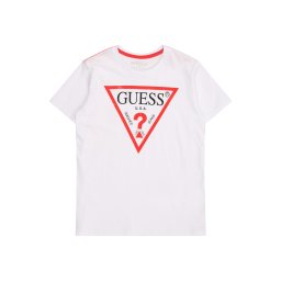 GUESS Tricou roșu / negru / alb