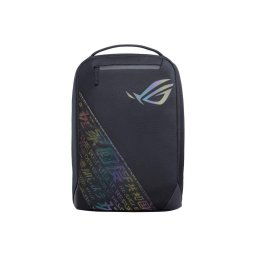 Rucsac Asus Rog BP1501G Holographic Edition, 18L, 15"-17", rezistent la apa, buzunar exterior, Negru