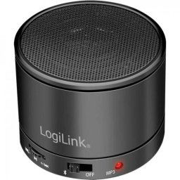 BOXA LOGILINK portabila BT ctr vol,acumulator 400mAh, FM radio, hands-free,timp de functionare pana la 4h,distanta de functionare pana la 10m,incarcare USB, black