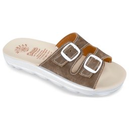 Papuci vara, confort, pentru femei, Mjartan 2205-N14-W maro