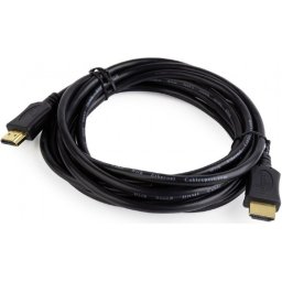 CABLU HDMI 1.4 GEMBIRD, 1.8m, (T/T), suporta rezolutii 3D TV si 4K UHD (max. 30 Hz), black
