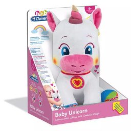 Baby Clementoni: Unicorn interactiv de pluș - în limba maghiară