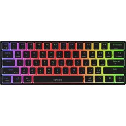 Tastatura Thor 660 G2 60% B RGB LED USB/USB Wireless/Bluetooth Negru